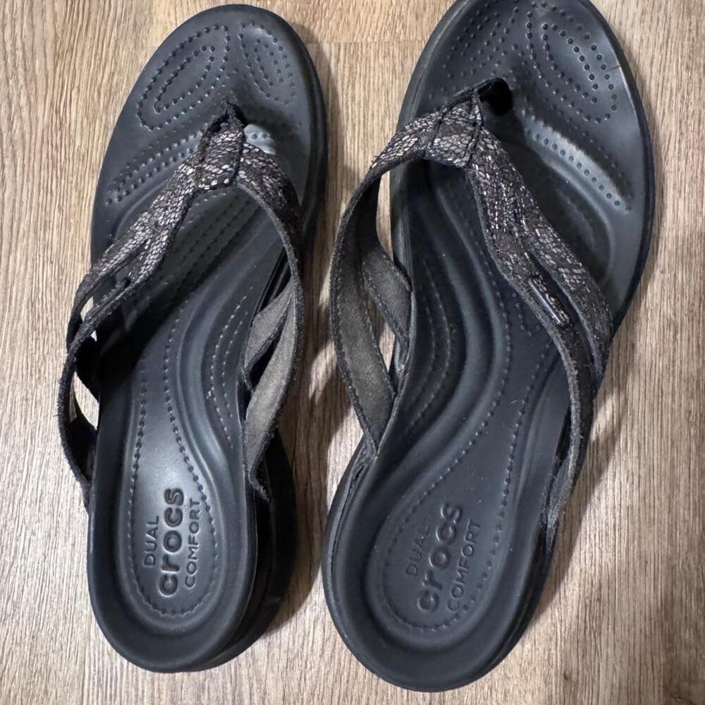 Crocs Women's Black Sandals